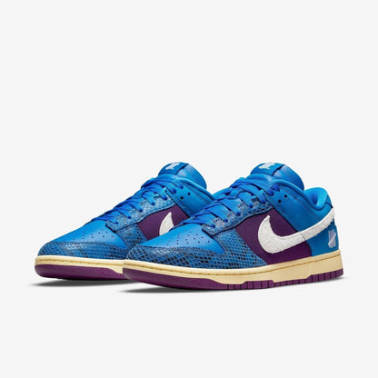 Nike Dunk Low SP x UNDFTD / Undefeated '5 On It' Signal Blue (2021) [DH6508-400] Athletic Basketball Skateboarding Sports Sneakers in Signal Blue / White - Night Purple - Sail for Unisex Adult Mens - AVBL MRKT (1)