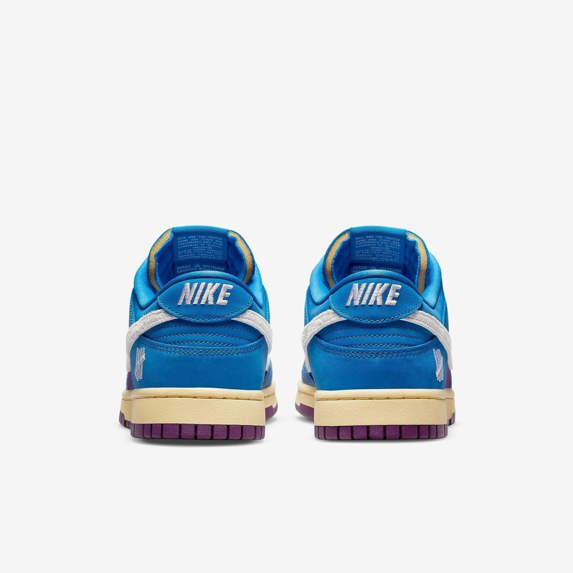 Nike Dunk Low SP x UNDFTD / Undefeated '5 On It' Signal Blue (2021) [DH6508-400] Athletic Basketball Skateboarding Sports Sneakers in Signal Blue / White - Night Purple - Sail for Unisex Adult Mens - AVBL MRKT (6)