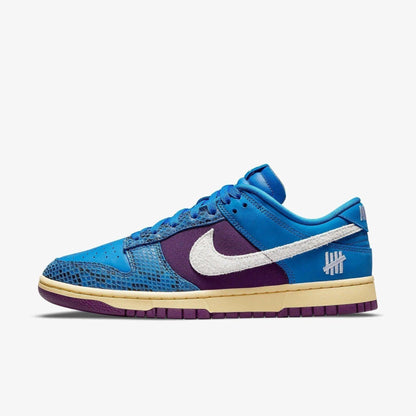 Nike Dunk Low SP x UNDFTD / Undefeated '5 On It' Signal Blue (2021) [DH6508-400] Athletic Basketball Skateboarding Sports Sneakers in Signal Blue / White - Night Purple - Sail for Unisex Adult Mens - AVBL MRKT (2)