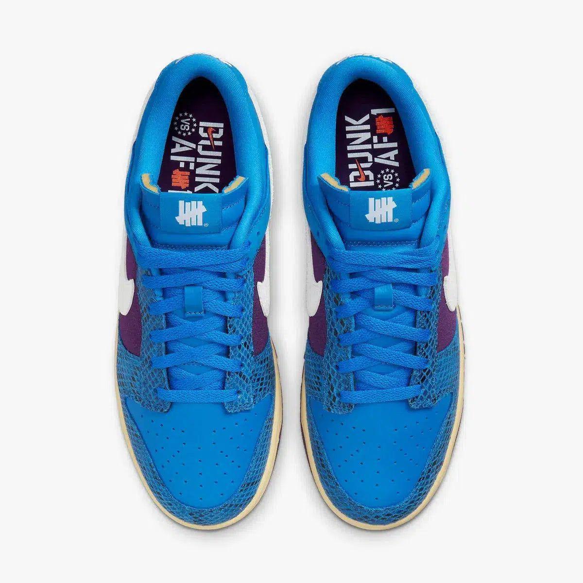 Nike Dunk Low SP x UNDFTD / Undefeated '5 On It' Signal Blue (2021) [DH6508-400] Athletic Basketball Skateboarding Sports Sneakers in Signal Blue / White - Night Purple - Sail for Unisex Adult Mens - AVBL MRKT (5)