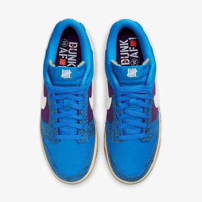 Nike Dunk Low SP x UNDFTD / Undefeated '5 On It' Signal Blue (2021) [DH6508-400] Athletic Basketball Skateboarding Sports Sneakers in Signal Blue / White - Night Purple - Sail for Unisex Adult Mens - AVBL MRKT (5)