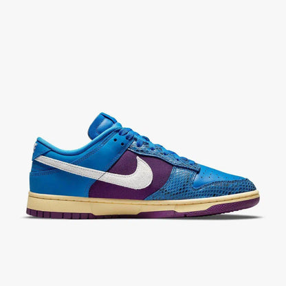 Nike Dunk Low SP x UNDFTD / Undefeated '5 On It' Signal Blue (2021) [DH6508-400] Athletic Basketball Skateboarding Sports Sneakers in Signal Blue / White - Night Purple - Sail for Unisex Adult Mens - AVBL MRKT (4)