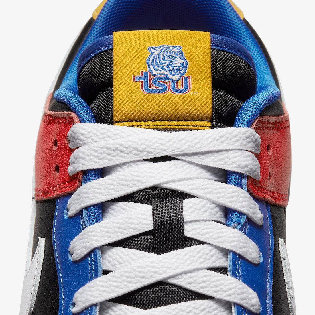 Nike Dunk Low TSU 'Tennessee State University Tigers' (2022) [DR6190-100] Athletic Basketball Skateboarding Sports Sneakers in White / Purple Comet - Team Scarlet for Unisex Adult Mens - AVBL MRKT (9)