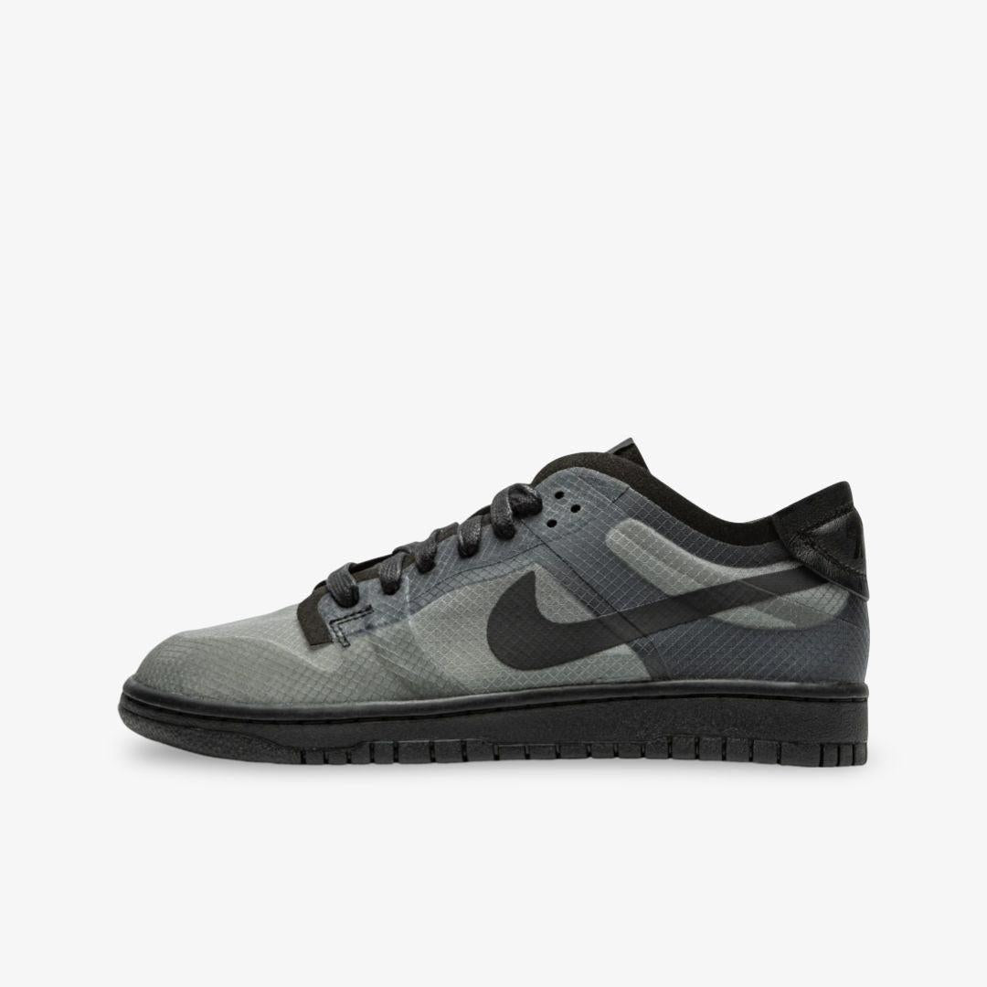 Nike Dunk Low x CDG / Comme des Garcons 'Clear' (2020) (Womens) [CZ2675-002] Athletic Basketball Skateboarding Sports Sneakers in Black / Black - Clear for Unisex Adult Female Ladies Girls WMNS - AVBL MRKT (2)