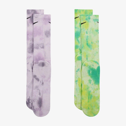 Nike Everyday Plus Cushioned High Crew Socks (2 Pack) Multicolor [FJ0747-905] Casual Fashion Cozy for Unisex Adult Mens Womens Kids GS Youth Hypebeast - AVBL MRKT (4)