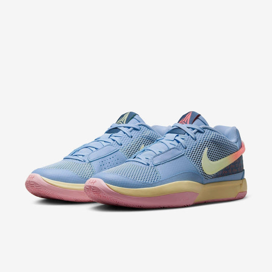 Nike Ja 1 'Day One' (2023) [DR8785-400] Athletic Basketball Sports Sneakers in Cobalt Bliss / Citron Tint for Unisex Adult Mens - AVBL MRKT (1)