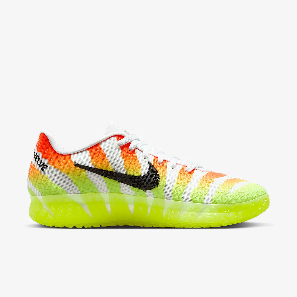 Nike Ja 3 'Christmas / Snowed In' (2025) [IH0798-100] Athletic Basketball Sports Sneakers in White / Bright Crimson - Volt - Black for Unisex Adult Mens - AVBL MRKT (4)