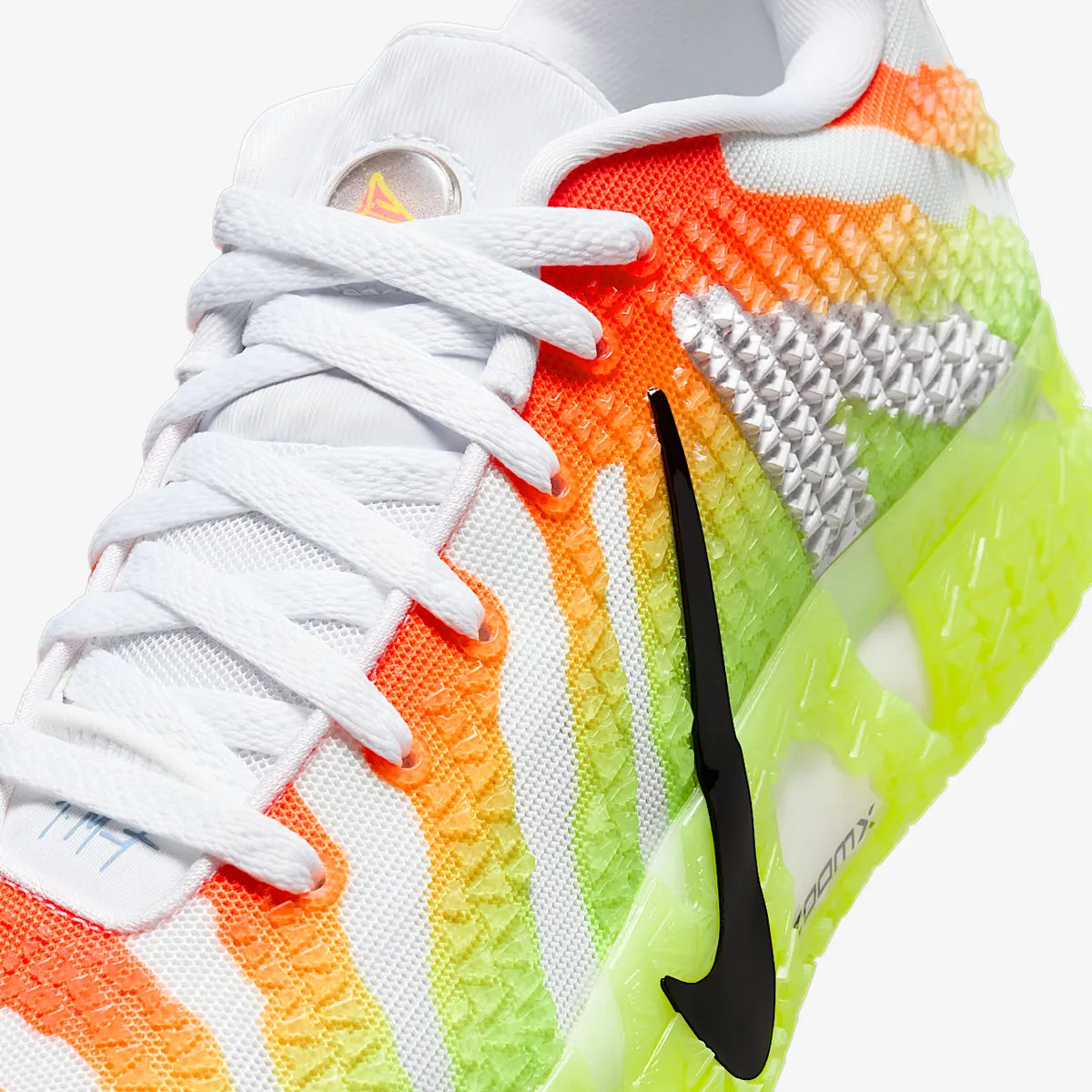 Nike Ja 3 'Christmas / Snowed In' (2025) [IH0798-100] Athletic Basketball Sports Sneakers in White / Bright Crimson - Volt - Black for Unisex Adult Mens - AVBL MRKT (7)