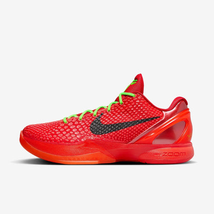 Nike Kobe 6 Protro 'Reverse Grinch' (2023) [FV4921-600] Athletic Basketball Sports Sneakers in Bright Crimson / Black - Electric Green for Unisex Adult Mens - AVBL MRKT (2)