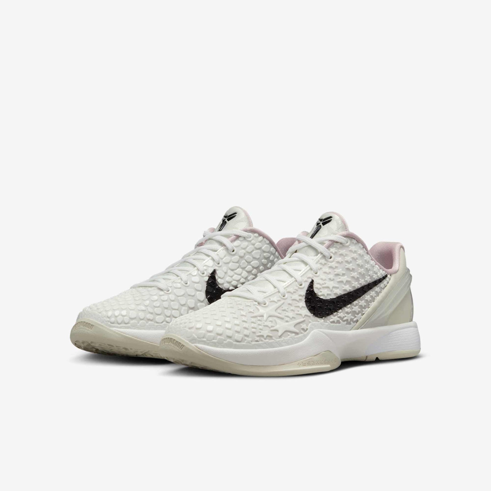 Nike Kobe 6 Protro 'Sail All-Star 2.0' (2025) (GS) [FV9676-100] Athletic Basketball Sports Sneakers in Sail / Black - Light Bone - White for Unisex Youth Kids Junior Boys Girls - AVBL MRKT (1)