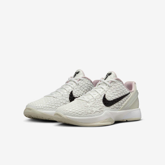 Nike Kobe 6 Protro 'Sail All-Star 2.0' (2025) (GS) [FV9676-100] Athletic Basketball Sports Sneakers in Sail / Black - Light Bone - White for Unisex Youth Kids Junior Boys Girls - AVBL MRKT (1)
