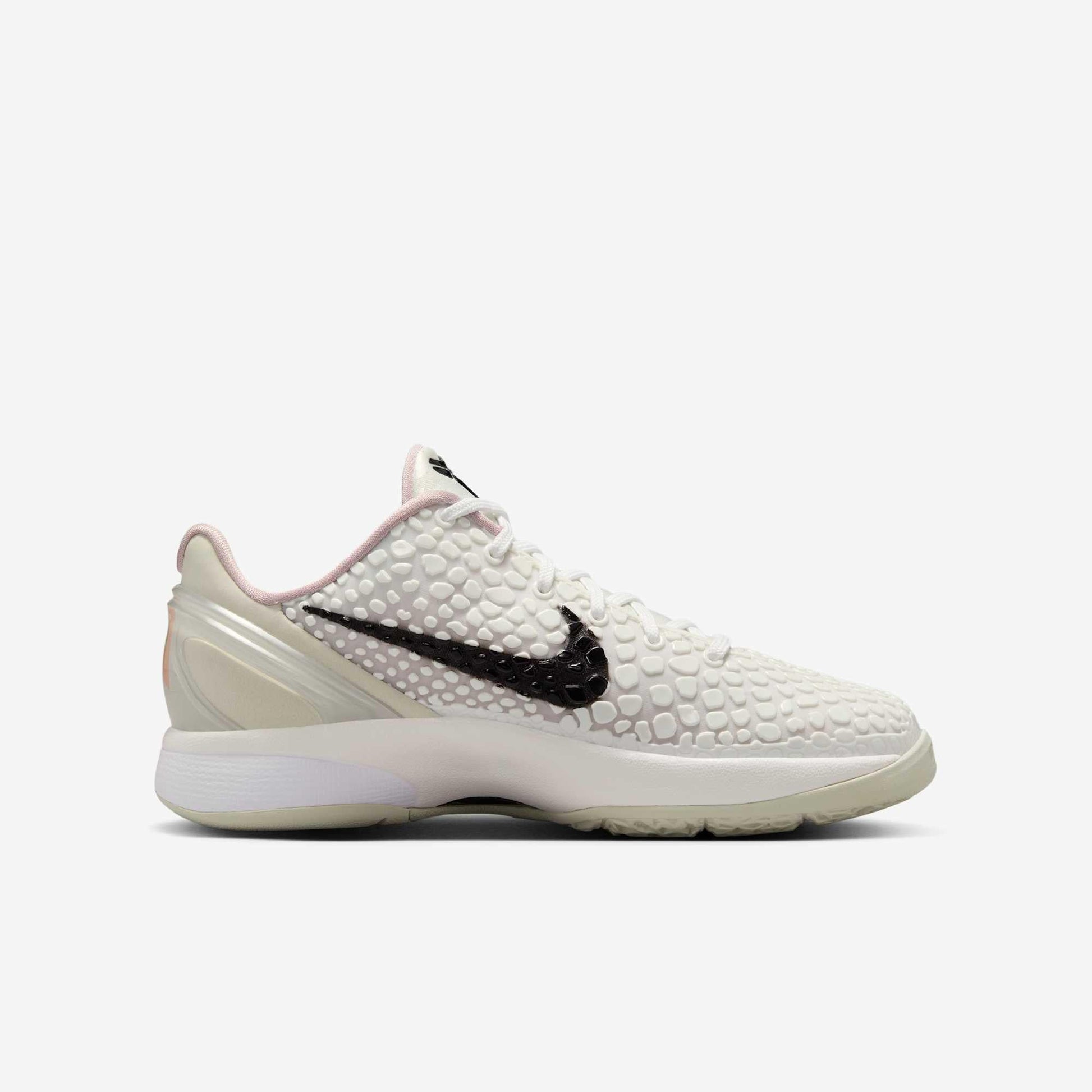 Nike Kobe 6 Protro 'Sail All-Star 2.0' (2025) (GS) [FV9676-100] Athletic Basketball Sports Sneakers in Sail / Black - Light Bone - White for Unisex Youth Kids Junior Boys Girls - AVBL MRKT (4)