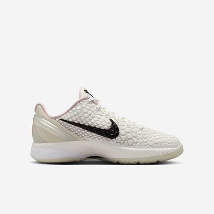 Nike Kobe 6 Protro 'Sail All-Star 2.0' (2025) (GS) [FV9676-100] Athletic Basketball Sports Sneakers in Sail / Black - Light Bone - White for Unisex Youth Kids Junior Boys Girls - AVBL MRKT (4)