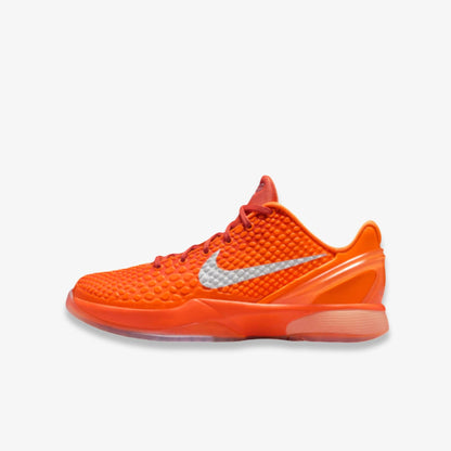 Nike Kobe 6 Protro 'Total Orange' (2025) (GS) [FV9676-800] Athletic Basketball Sports Sneakers in Total Orange / Metallic Silver for Unisex Youth Kids Junior Boys Girls - AVBL MRKT (2)
