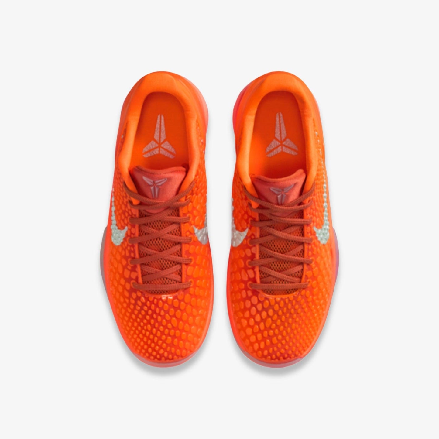 Nike Kobe 6 Protro 'Total Orange' (2025) (GS) [FV9676-800] Athletic Basketball Sports Sneakers in Total Orange / Metallic Silver for Unisex Youth Kids Junior Boys Girls - AVBL MRKT (5)