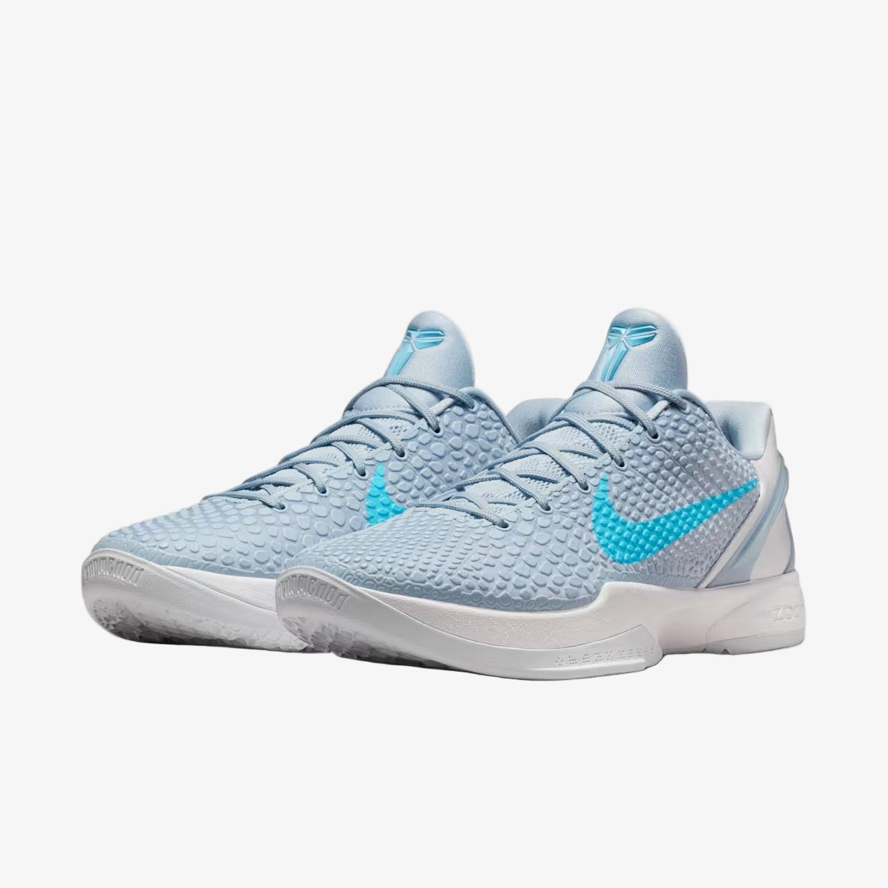 Nike Kobe 6 Protro x Caitlin Clark 'Light Armory Blue / White - Baltic Blue' (2025) [IO3672-400] Athletic Basketball Sports Sneakers for Unisex Adult Mens - AVBL MRKT (1)