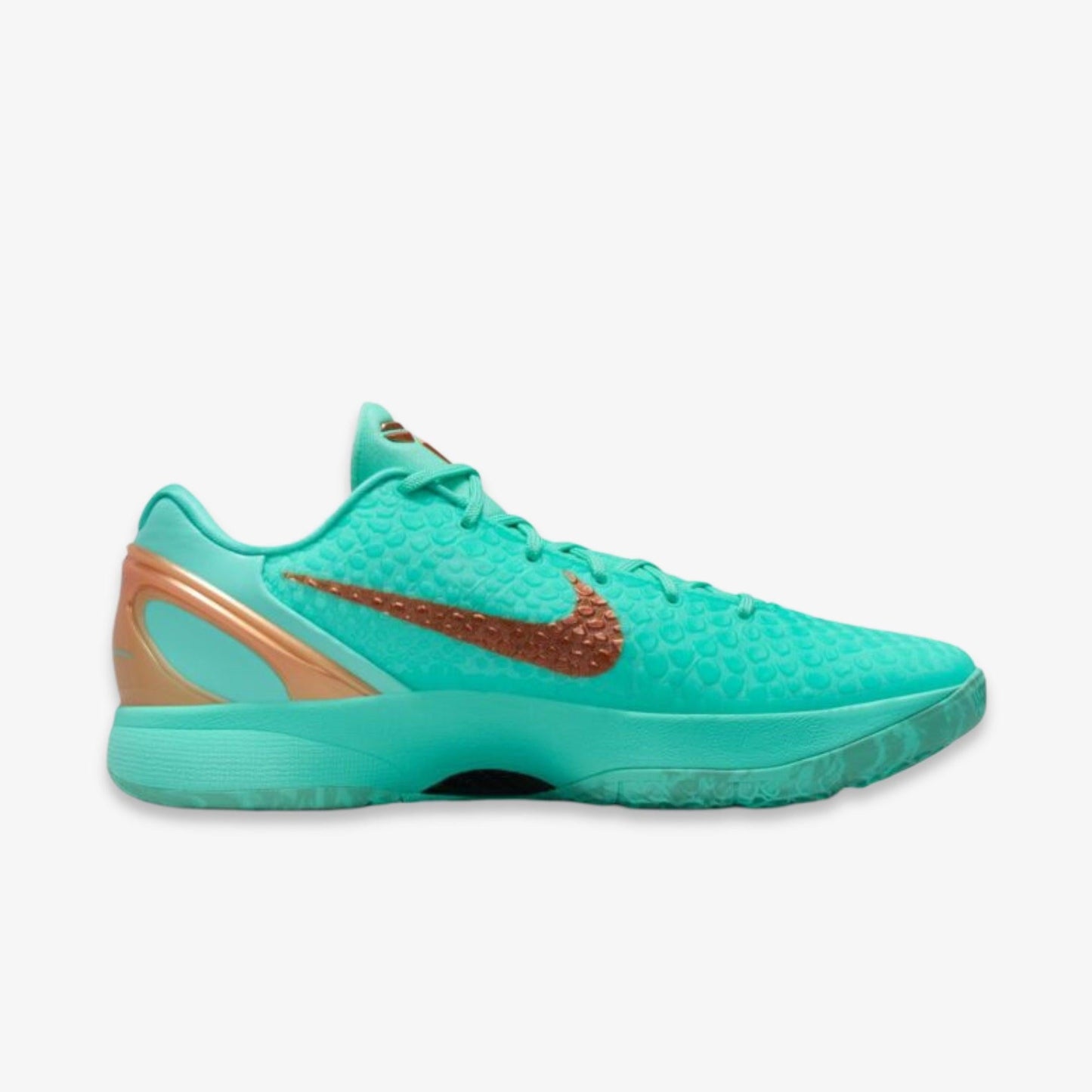 Nike Kobe 6 Protro x Jalen Brunson 'Statue of Liberty' (2025) [IQ5774-300] Athletic Basketball Sports Sneakers in Hyper Turquoise / Metallic Copper for Unisex Adult Mens - AVBL MRKT (4)