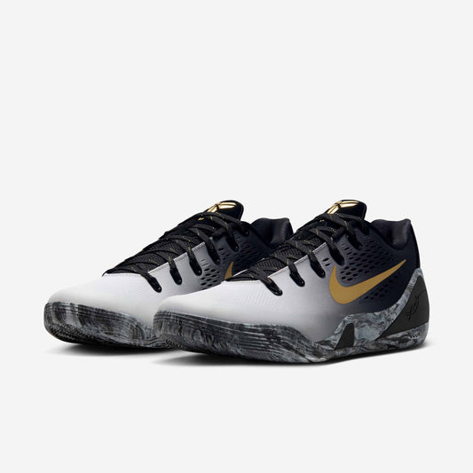 Nike Kobe 9 Elite Low EM Protro 'Mambacita' (2025) [FZ7333-002] Athletic Basketball Sports Sneakers in Black / White - Metallic Gold for Unisex Adult Mens - AVBL MRKT (1)