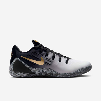 Nike Kobe 9 Elite Low EM Protro 'Mambacita' (2025) [FZ7333-002] Athletic Basketball Sports Sneakers in Black / White - Metallic Gold for Unisex Adult Mens - AVBL MRKT (4)