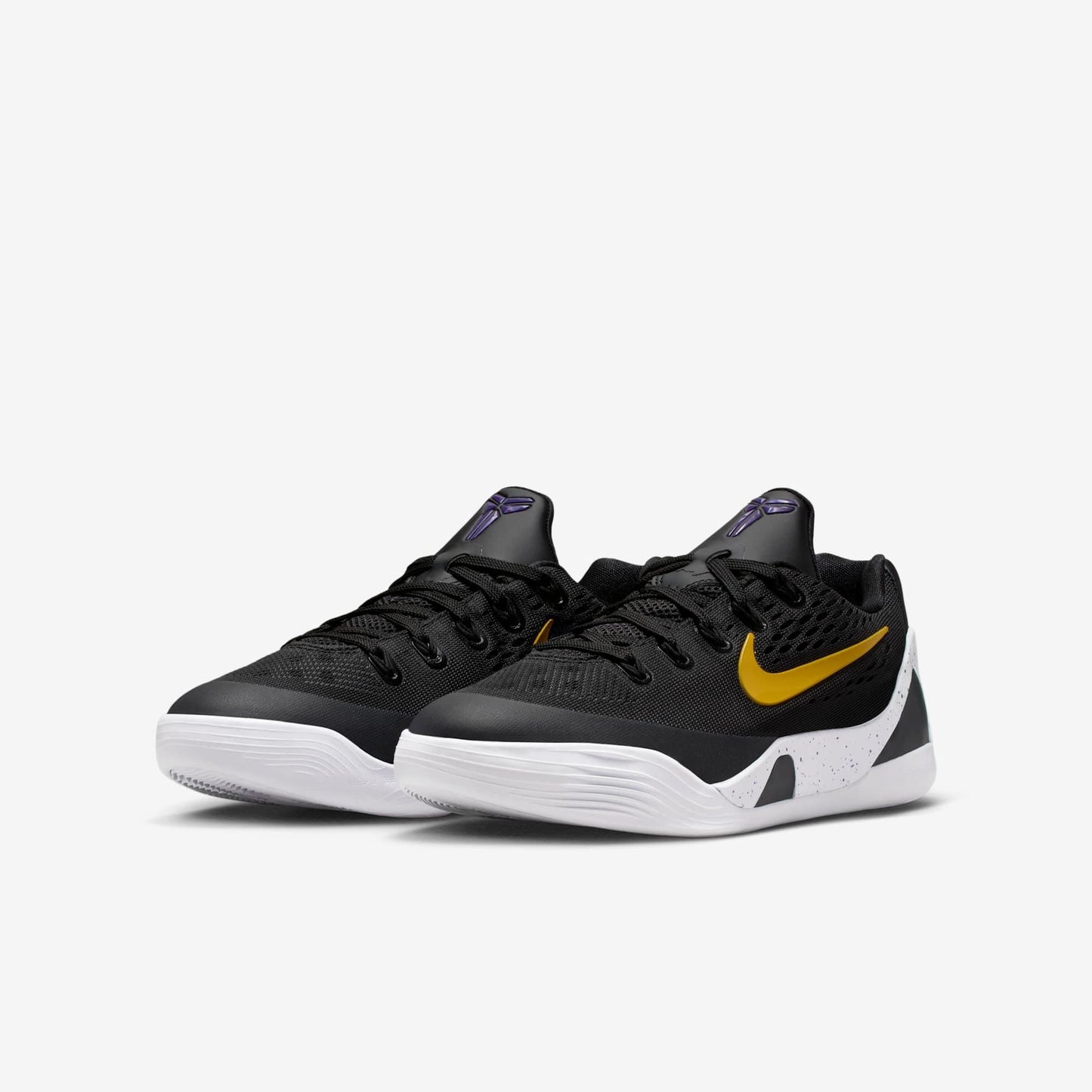 Nike Kobe 9 Elite Low EM Protro TB 'Black / University Gold - White' (2025) (GS) [FV3607-003] Athletic Basketball Sports Sneakers for Unisex Youth Kids Junior Boys Girls - AVBL MRKT (1)
