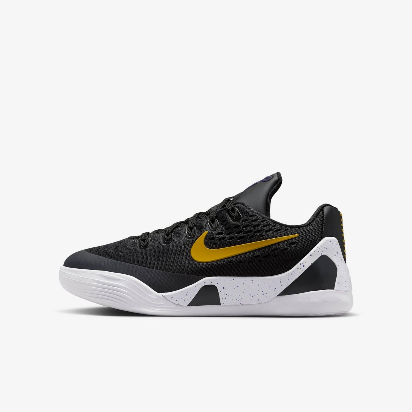 Nike Kobe 9 Elite Low EM Protro TB 'Black / University Gold - White' (2025) (GS) [FV3607-003] Athletic Basketball Sports Sneakers for Unisex Youth Kids Junior Boys Girls - AVBL MRKT (2)