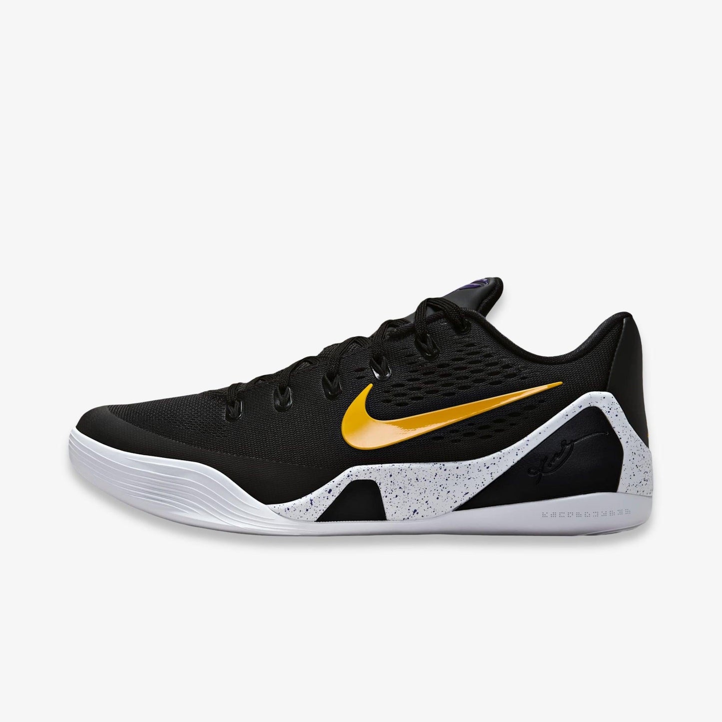 Nike Kobe 9 Elite Low EM Protro TB 'Black / University Gold /-White' (2025) [IH1401-002] Athletic Basketball Sports Sneakers for Unisex Adult Mens - AVBL MRKT (2)
