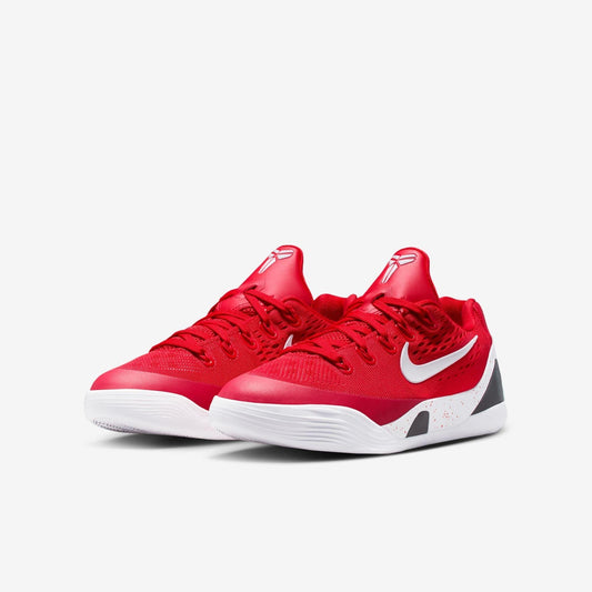 Nike Kobe 9 Elite Low EM Protro 'University Red / White' (2025) (GS) [FV3607-600] Athletic Basketball Sports Sneakers for Unisex Youth Kids Junior Boys Girls - AVBL MRKT (1)