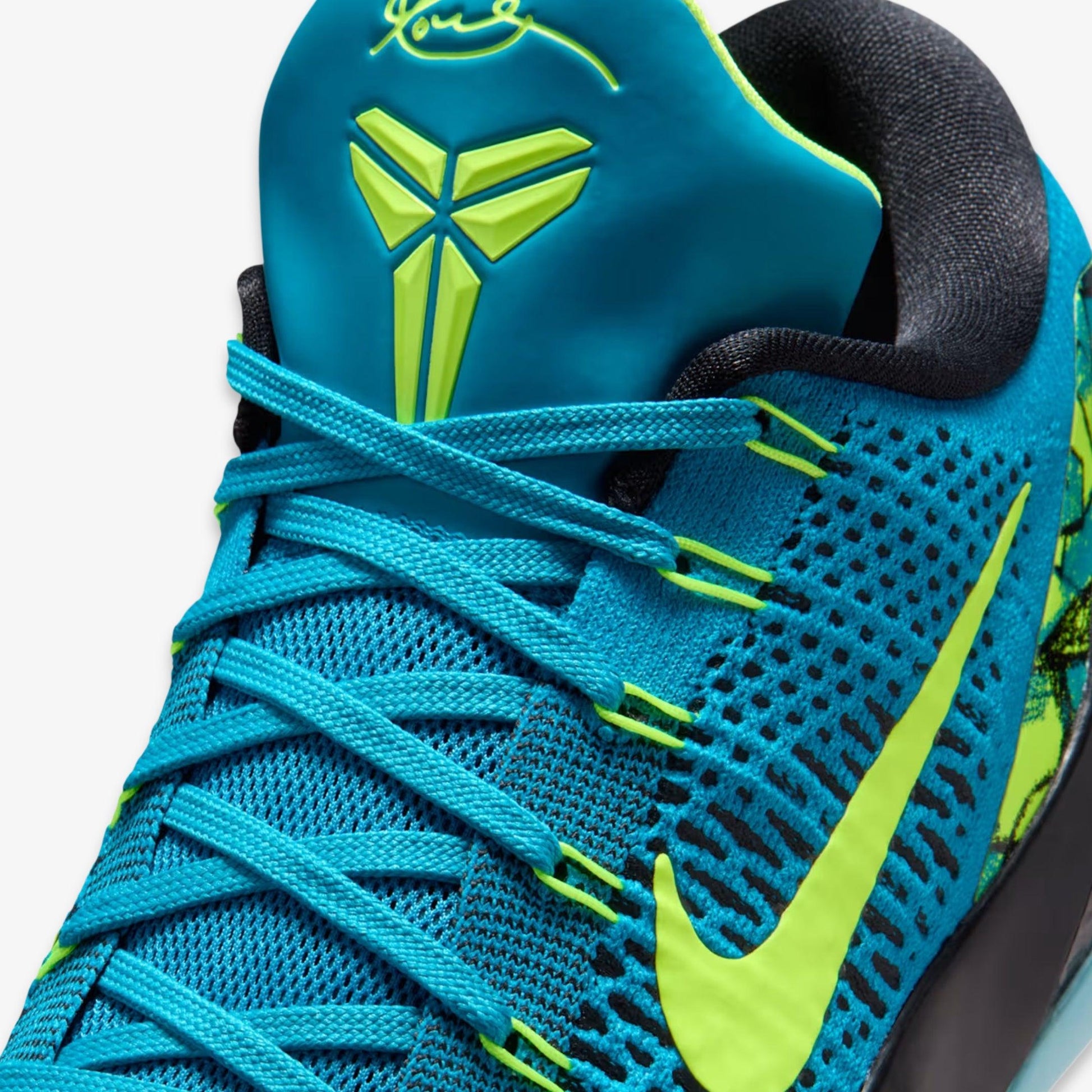 Nike Kobe 9 Elite Low Protro 'Perspective / Neo Turquoise' (2025) [IO3673-400] Athletic Basketball Sports Sneakers in Neo Turquoise / Volt - Black for Unisex Adult Mens - AVBL MRKT (7)