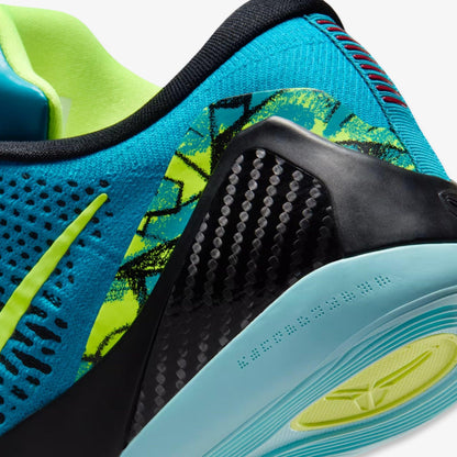 Nike Kobe 9 Elite Low Protro 'Perspective / Neo Turquoise' (2025) [IO3673-400] Athletic Basketball Sports Sneakers in Neo Turquoise / Volt - Black for Unisex Adult Mens - AVBL MRKT (8)