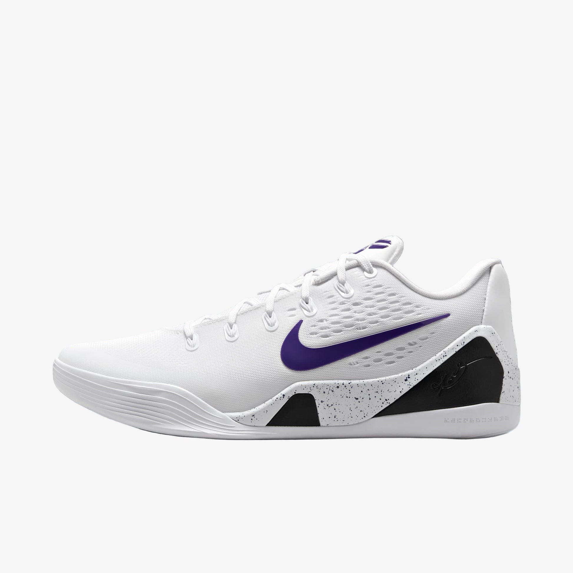Nike Kobe 9 Elite Low Protro 'White / Court Purple' (2025) [IH1401-100] Athletic Basketball Sports Sneakers for Unisex Adult Mens - AVBL MRKT (2)