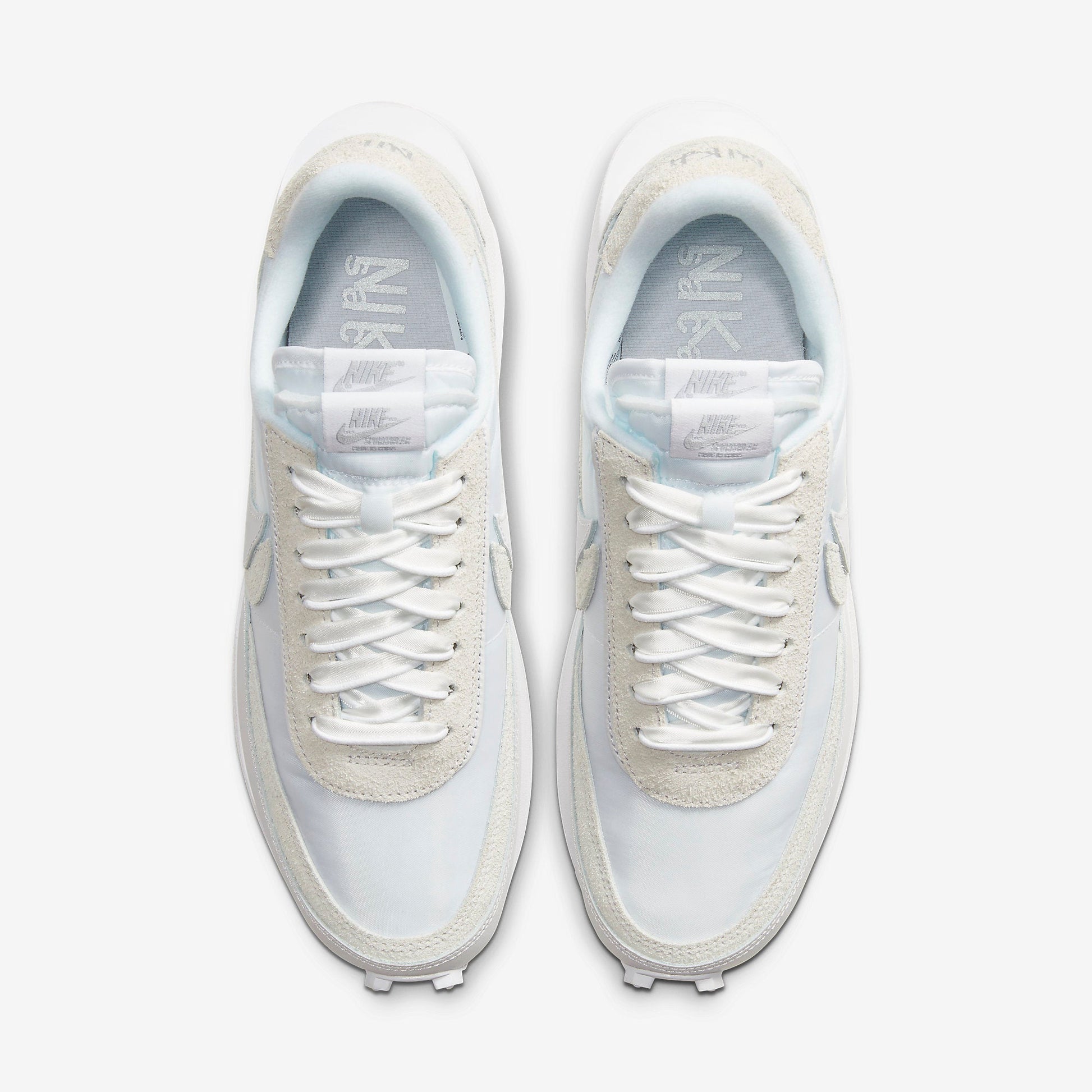 Nike LD Waffle x Sacai 'Nylon White' (2020) [BV0073-101] Athletic Casual Fashion Running Sports Sneakers in White / White for Unisex Adult Mens - AVBL MRKT (5)
