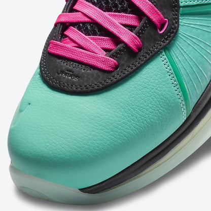 Nike LeBron 8 QS 'South Beach' (2021) [CZ0328-400] Athletic Basketball Sports Sneakers in Retro / Black - Pink Flash - Aqua for Unisex Adult Mens - AVBL MRKT (6)