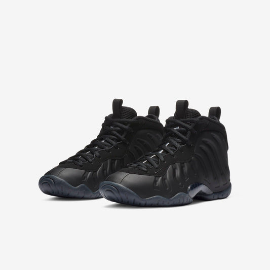 Nike Little Foamposite One 'Anthracite' (2020) (GS) [644791-014] Athletic Basketball Sports Sneakers in Black / Wolf Grey - Anthracite for Unisex Youth Kids Junior Boys Girls - AVBL MRKT (1)