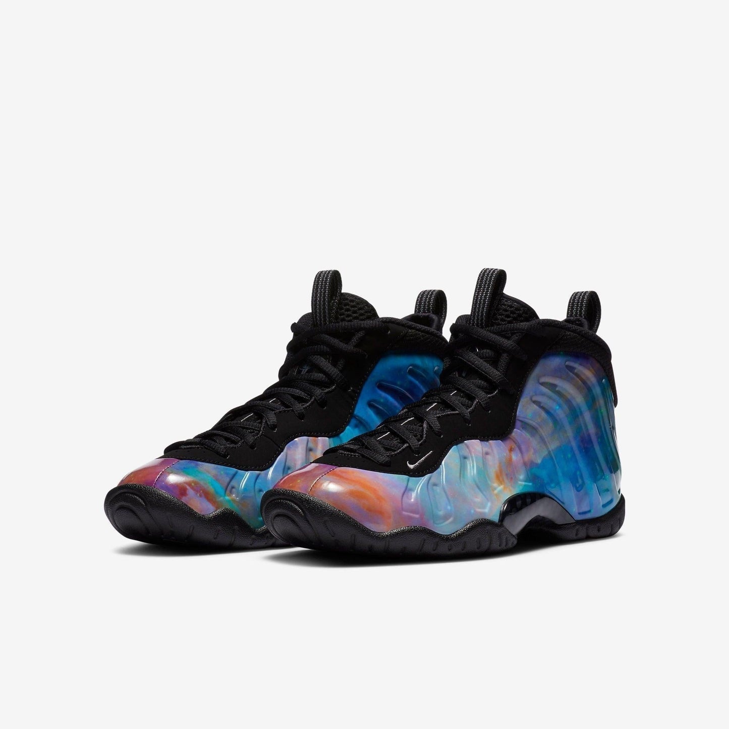 Nike Little Foamposite One XX 'Big Bang' (2020) (GS) [DA4159-800] Athletic Basketball Sports Sneakers in Team Orange / Dark Grey - Black for Unisex Youth Kids Junior Boys Girls - AVBL MRKT (1)