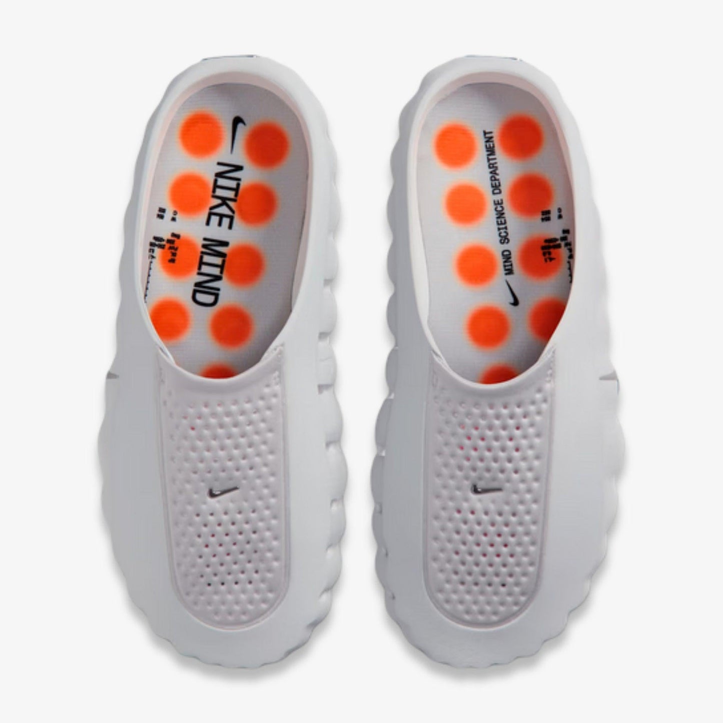 Nike Mind 001 Pregame Mule 'Light Smoke Grey / Photon Dust - Hyper Crimson - Chrome' (2026) (Womens) [HQ4309-003] Athletic Casual Fashion Slides Sandals for Unisex Adult Female Ladies Girls WMNS - AVBL MRKT (5)