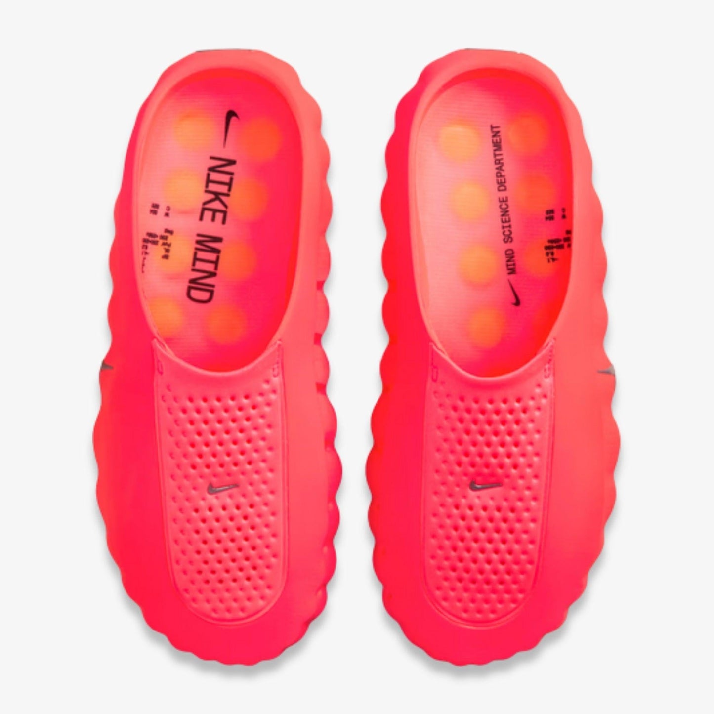 Nike Mind 001 Pregame Mule 'Solar Red / Hyper Crimson - Black - Chrome' (2026) (Womens) [HQ4309-600] Athletic Casual Fashion Slides Sandals for Unisex Adult Female Ladies Girls WMNS - AVBL MRKT (5)