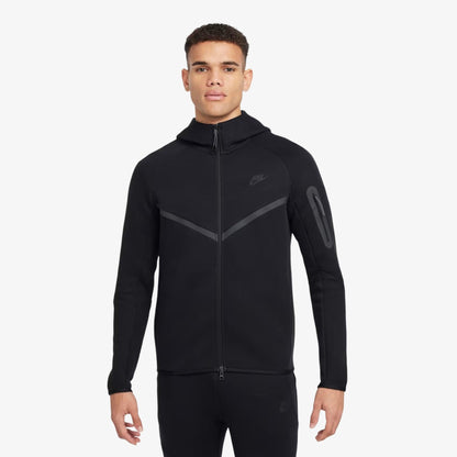 Nike NSW Tech Fleece Windrunner Full Zip-Up Hooded Jacket Black (Mens) [HV0949-010] Casual Fashion Hoodie Sweater for Unisex Adult Mens Hypebeast - AVBL MRKT (1)