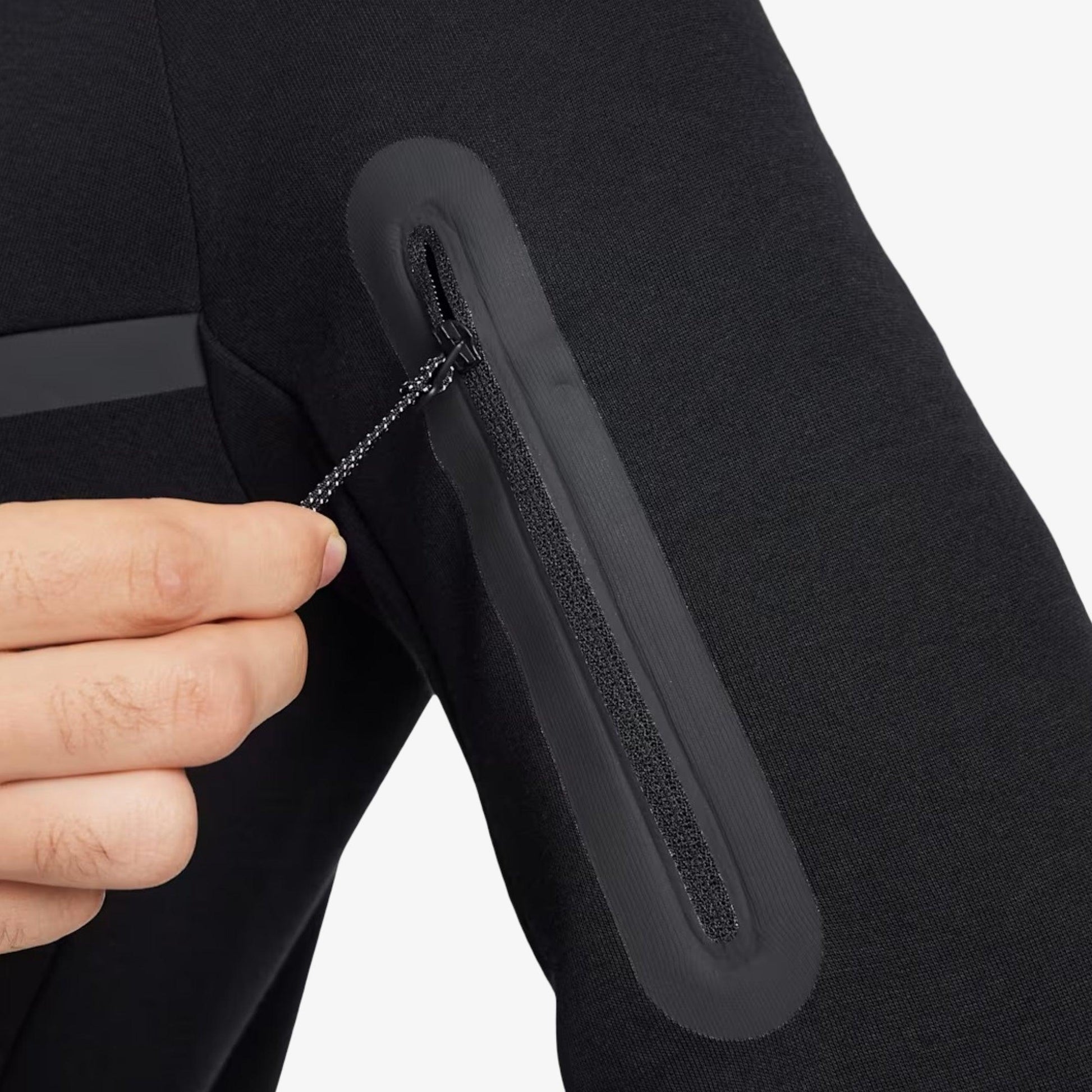 Nike NSW Tech Fleece Windrunner Full Zip-Up Hooded Jacket Black (Mens) [HV0949-010] Casual Fashion Hoodie Sweater for Unisex Adult Mens Hypebeast - AVBL MRKT (6)