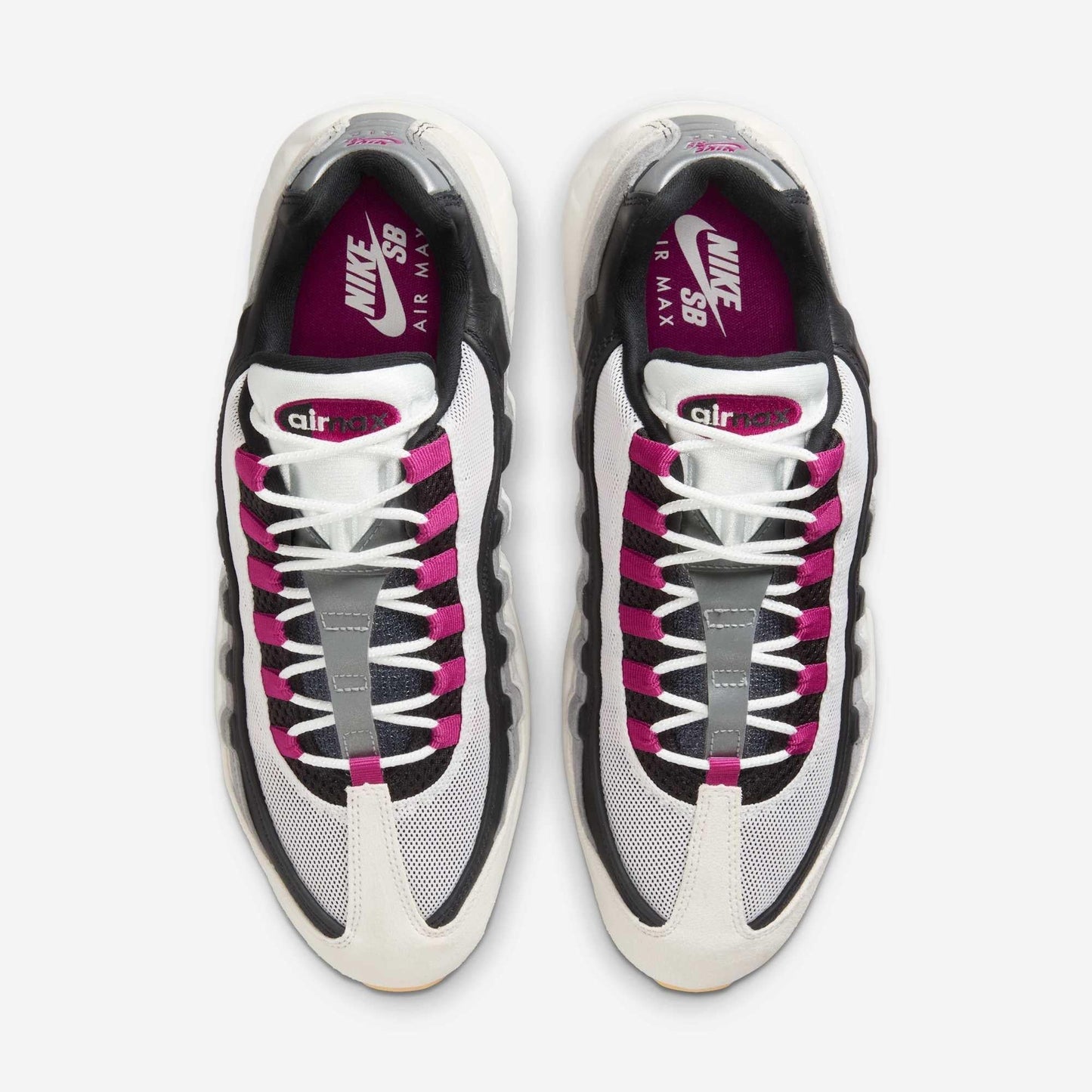 Nike SB Air Max 95 'Cactus Flower' (2025) [HF7545-100] Athletic Casual Fashion Running Skateboarding Sneakers in Summit White / Cactus Flower for Unisex Adult Mens - AVBL MRKT (5)