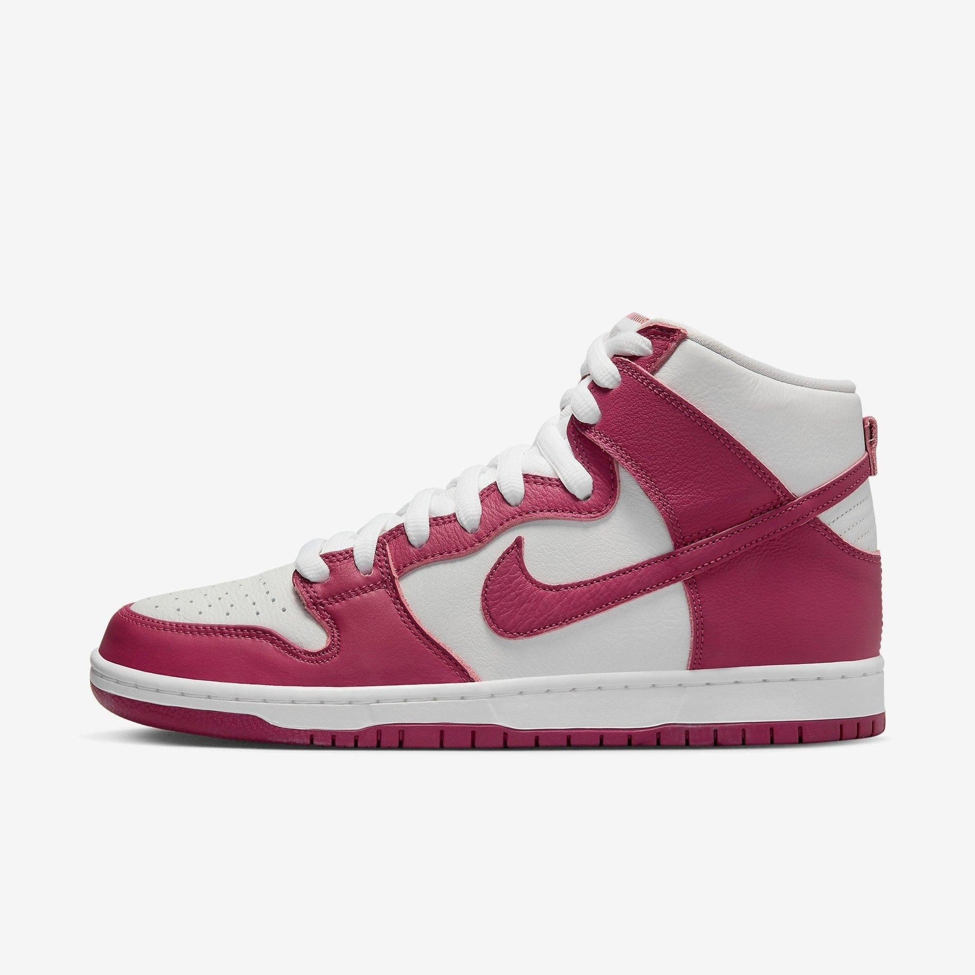 Nike SB Dunk High Pro ISO 'Sweet Beet' (2022) [DQ4485-600] Athletic Basketball Skateboarding Sports Sneakers in Sweet Beet / Sweet Beet - White for Unisex Adult Mens - AVBL MRKT (2)