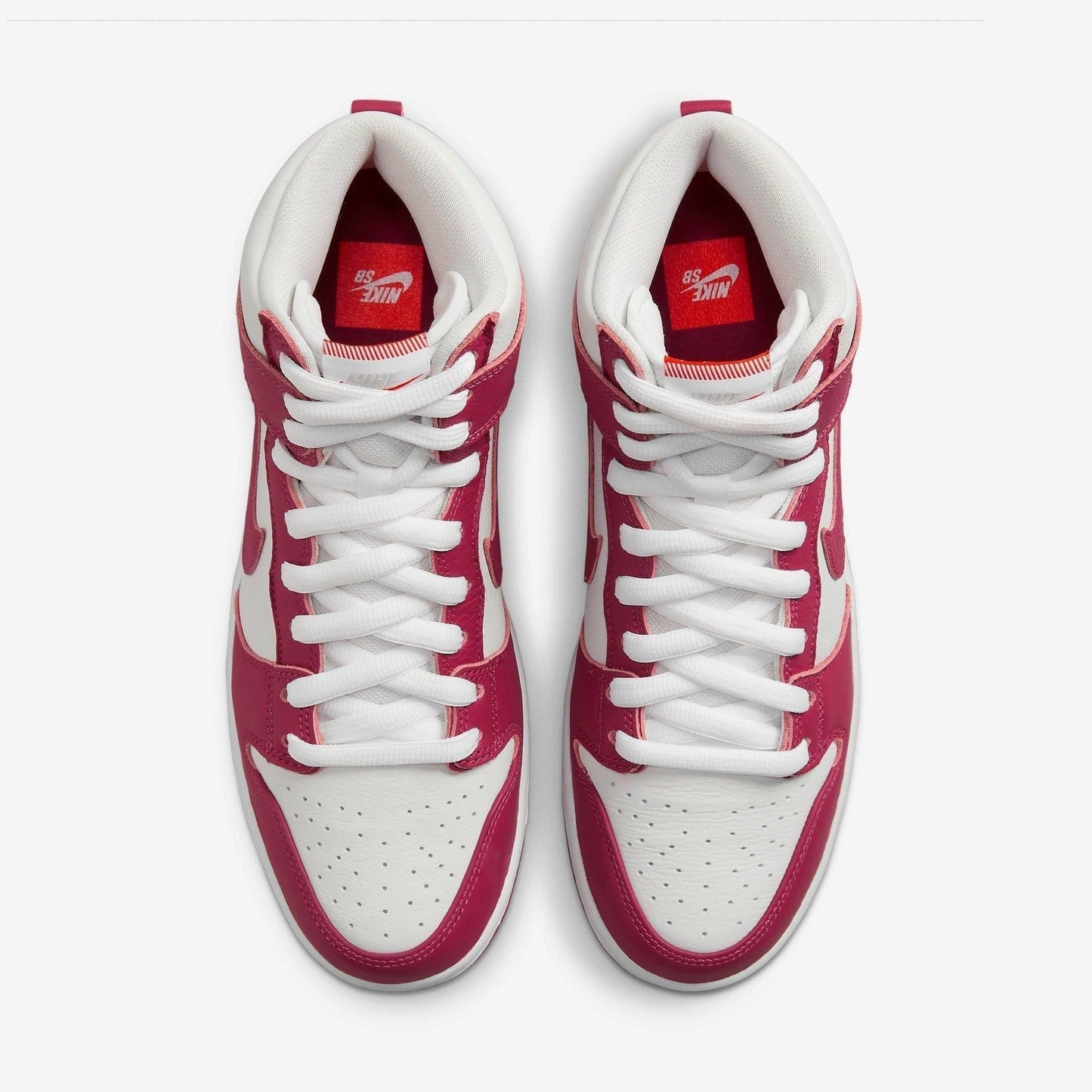 Nike SB Dunk High Pro ISO 'Sweet Beet' (2022) [DQ4485-600] Athletic Basketball Skateboarding Sports Sneakers in Sweet Beet / Sweet Beet - White for Unisex Adult Mens - AVBL MRKT (5)