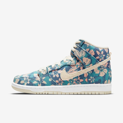 Nike SB Dunk High Pro QS 'Hawaii Maui Wowie' (2021) [CZ2232-300] Athletic Basketball Skateboarding Sports Sneakers in Aquamarine / Light Cream - White for Unisex Adult Mens - AVBL MRKT (2)