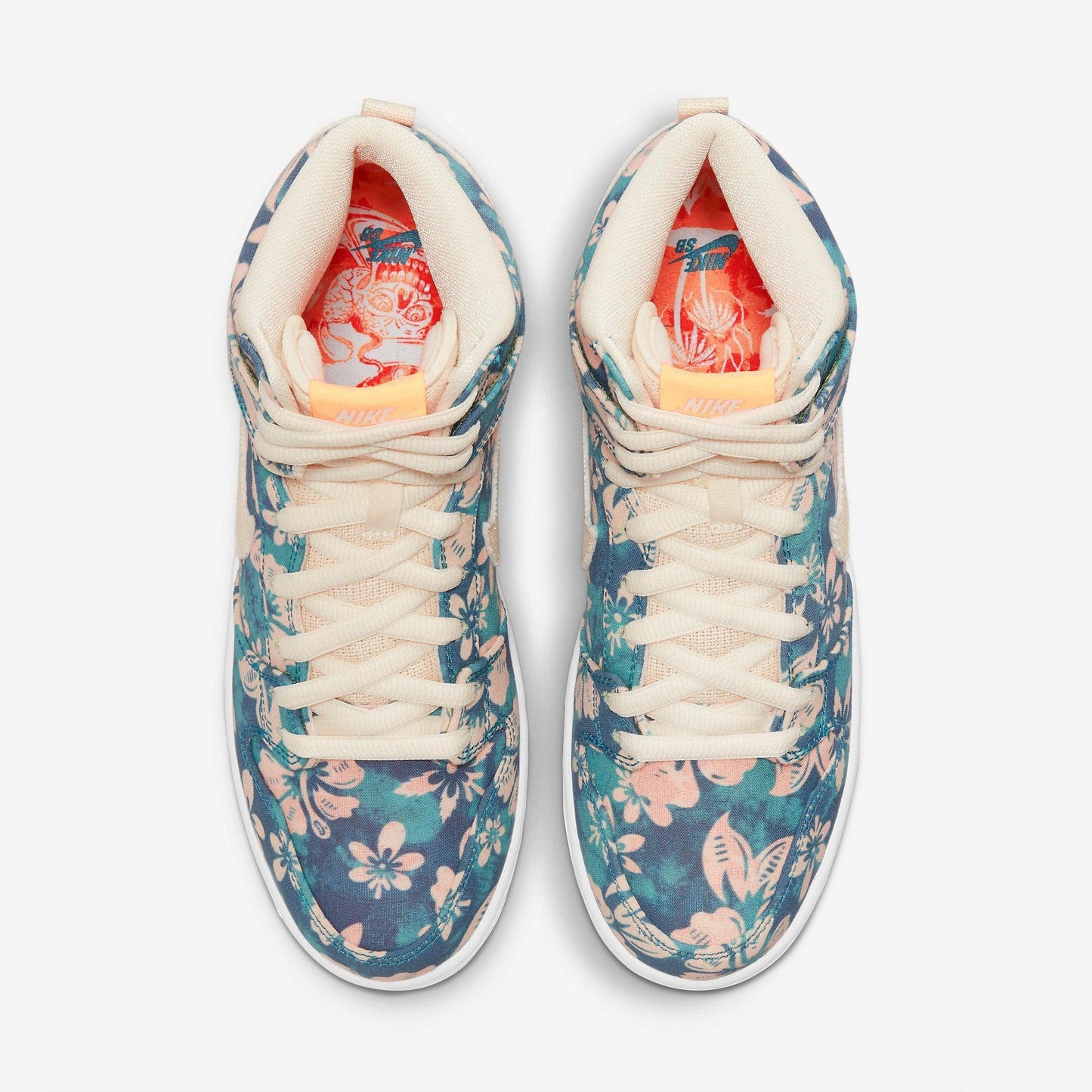 Nike SB Dunk High Pro QS 'Hawaii Maui Wowie' (2021) [CZ2232-300] Athletic Basketball Skateboarding Sports Sneakers in Aquamarine / Light Cream - White for Unisex Adult Mens - AVBL MRKT (5)