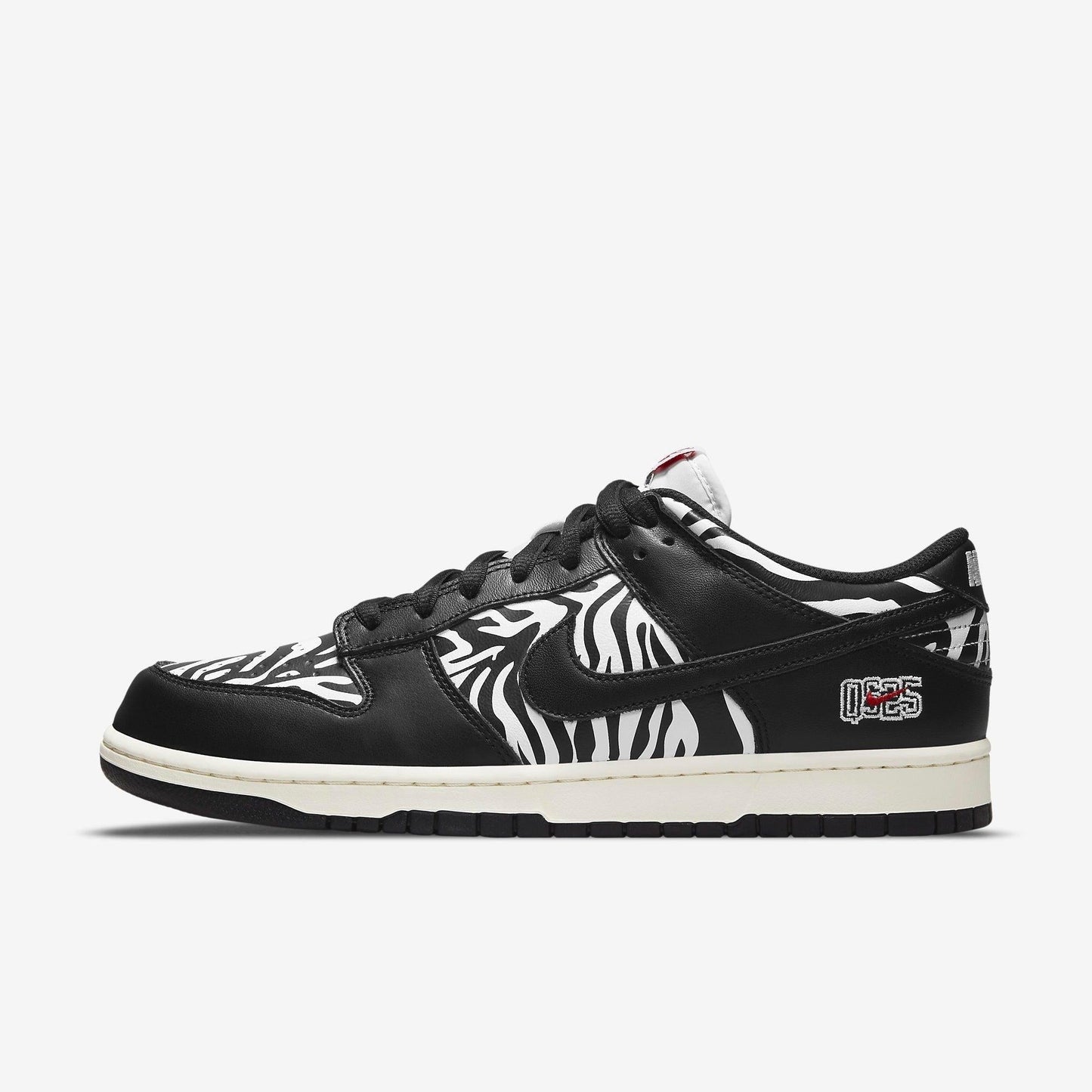 Nike SB Dunk Low OG QS x Quartersnacks 'Zebra' (2021) [DM3510-001] Athletic Basketball Skateboarding Sports Sneakers in Black / White for Unisex Adult Mens - AVBL MRKT (2)