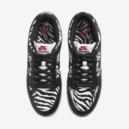 Nike SB Dunk Low OG QS x Quartersnacks 'Zebra' (2021) [DM3510-001] Athletic Basketball Skateboarding Sports Sneakers in Black / White for Unisex Adult Mens - AVBL MRKT (5)