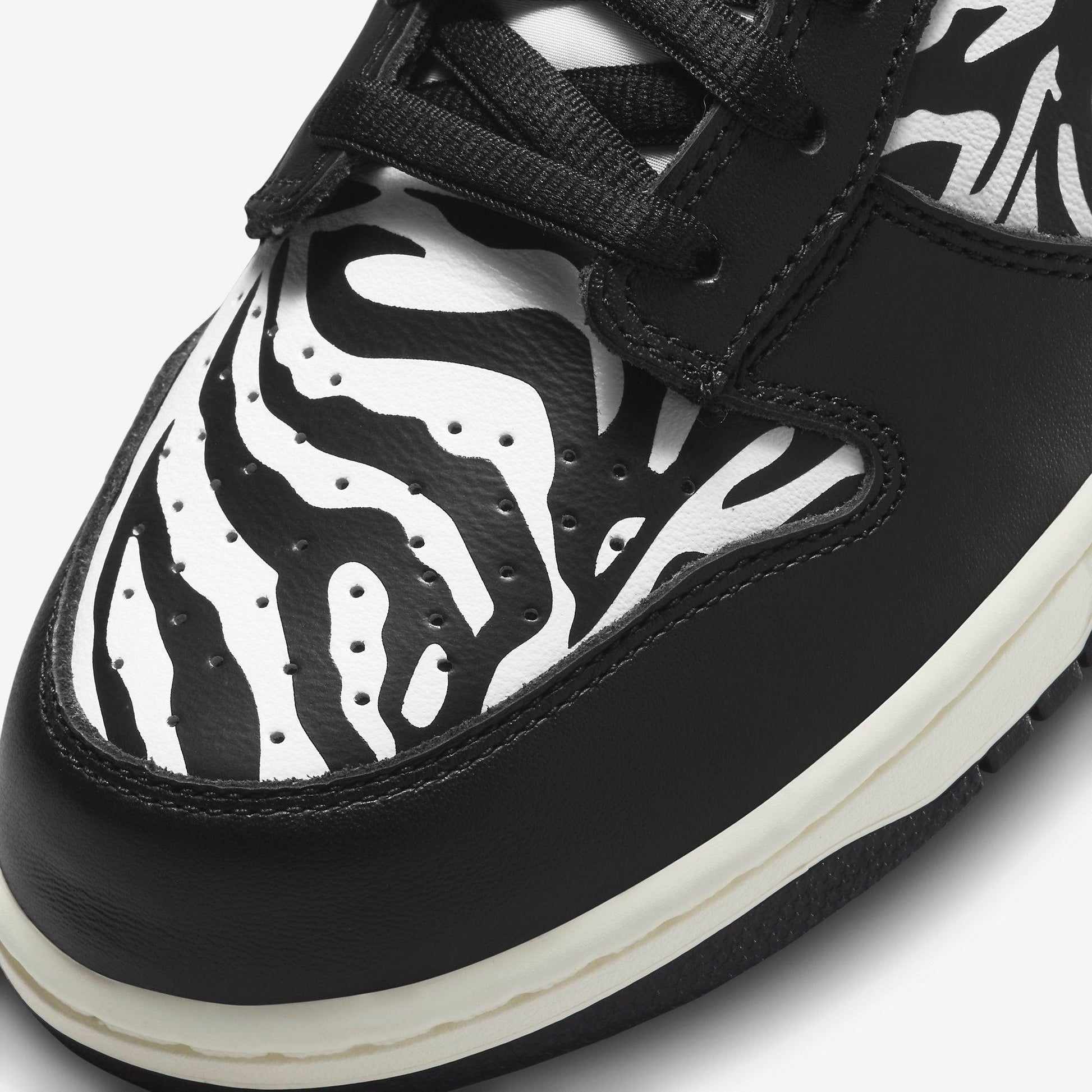 Nike SB Dunk Low OG QS x Quartersnacks 'Zebra' (2021) [DM3510-001] Athletic Basketball Skateboarding Sports Sneakers in Black / White for Unisex Adult Mens - AVBL MRKT (7)