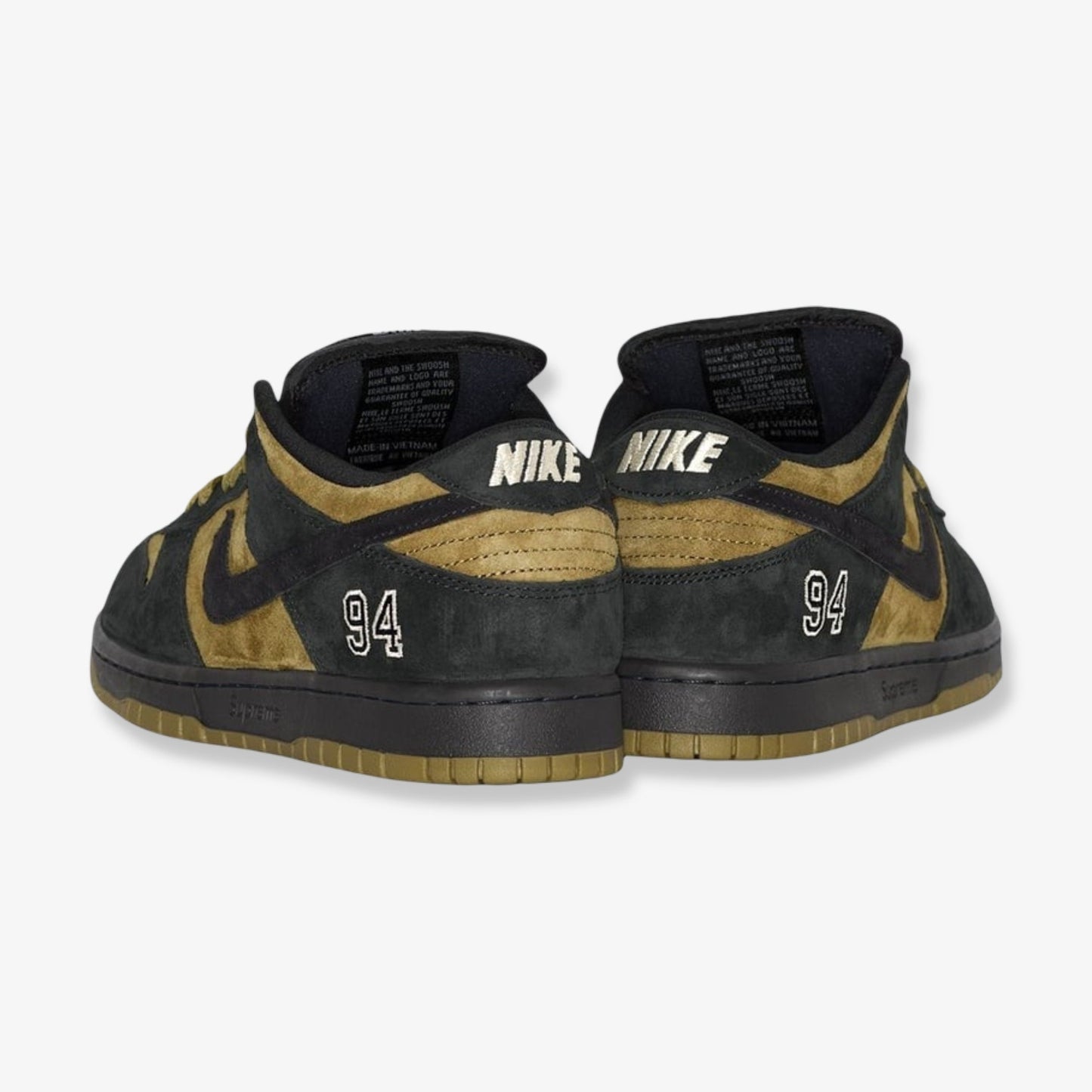 Nike SB Dunk Low OG QS x Supreme 'Hulk / Camper Green' (2025) [HQ8487-300] Athletic Basketball Skateboarding Sports Sneakers in Camper Green / Camper Green - Black for Unisex Adult Mens - AVBL MRKT (2)