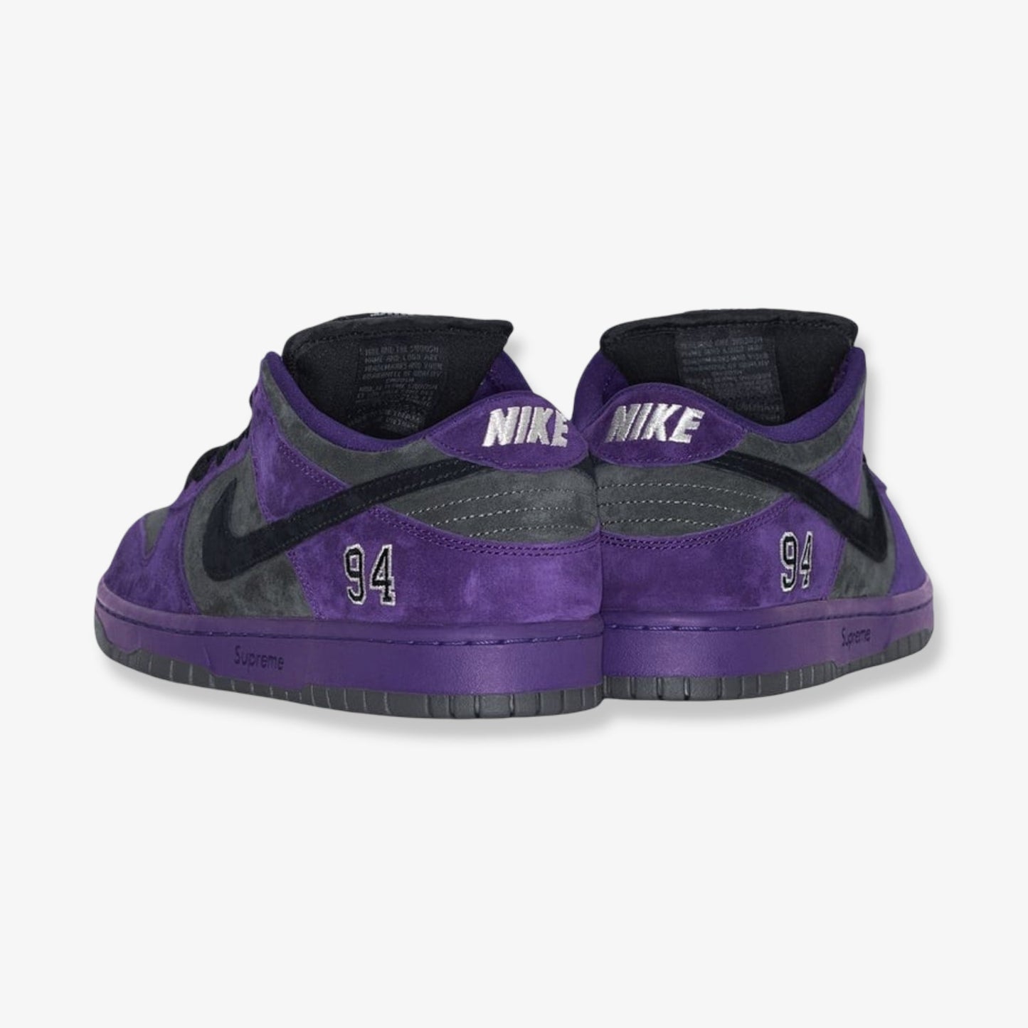 Nike SB Dunk Low OG QS x Supreme 'Ink / Iron Grey' (2025) [HQ8487-500] Athletic Basketball Skateboarding Sports Sneakers in Ink / Black - Iron Grey for Unisex Adult Mens - AVBL MRKT (2)