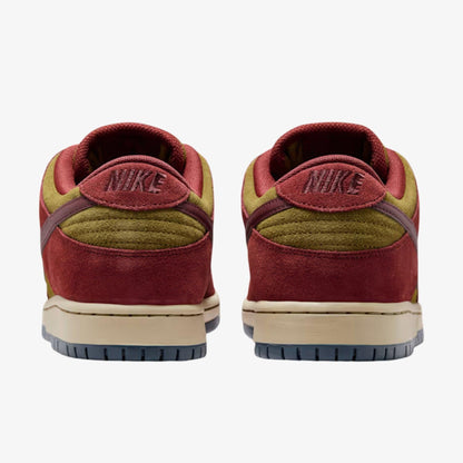Nike SB Dunk Low Pro 'Dark Team Red / Olive Flak' (2025) [HQ1625-600] Athletic Basketball Skateboarding Sports Sneakers in Dark Team Red / Burgundy Crush - Olive Flak - Armory Navy for Unisex Adult Mens - AVBL MRKT (6)