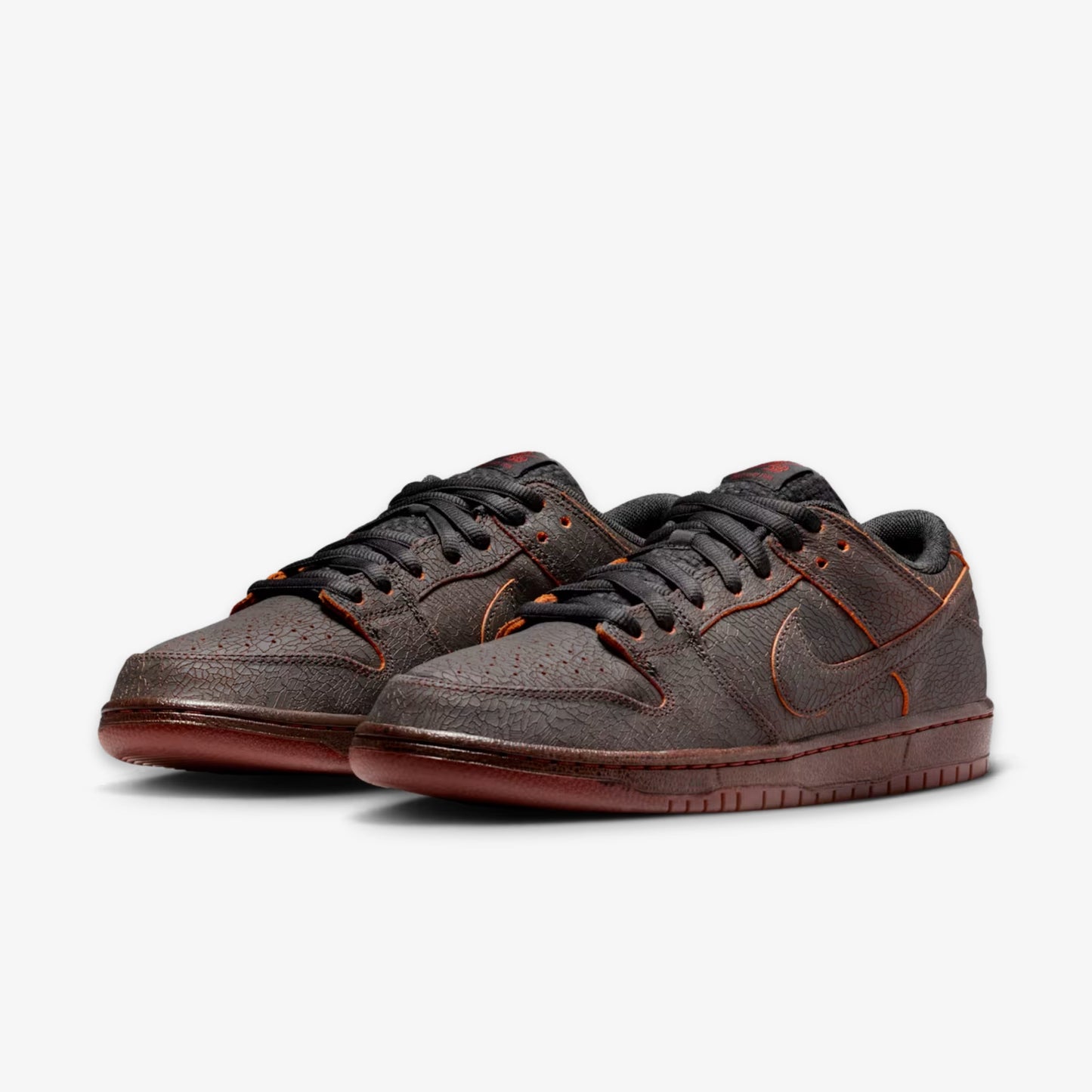 Nike SB Dunk Low Pro PRM 'Krampus' (2025) [HV1668-001] Athletic Basketball Skateboarding Sports Sneakers in Dark Smoke Grey / Campfire Orange for Unisex Adult Mens - AVBL MRKT (1)